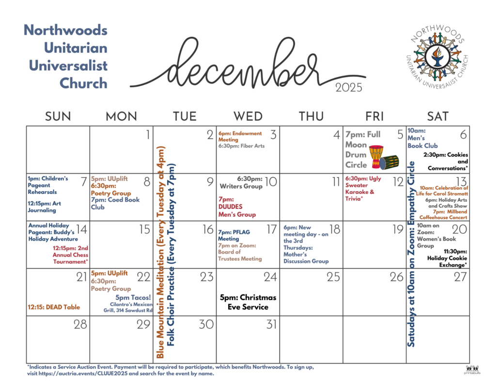 December 2025 Calendar